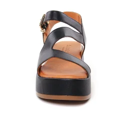 Sandales Compensées Scarlatine Galy Noir