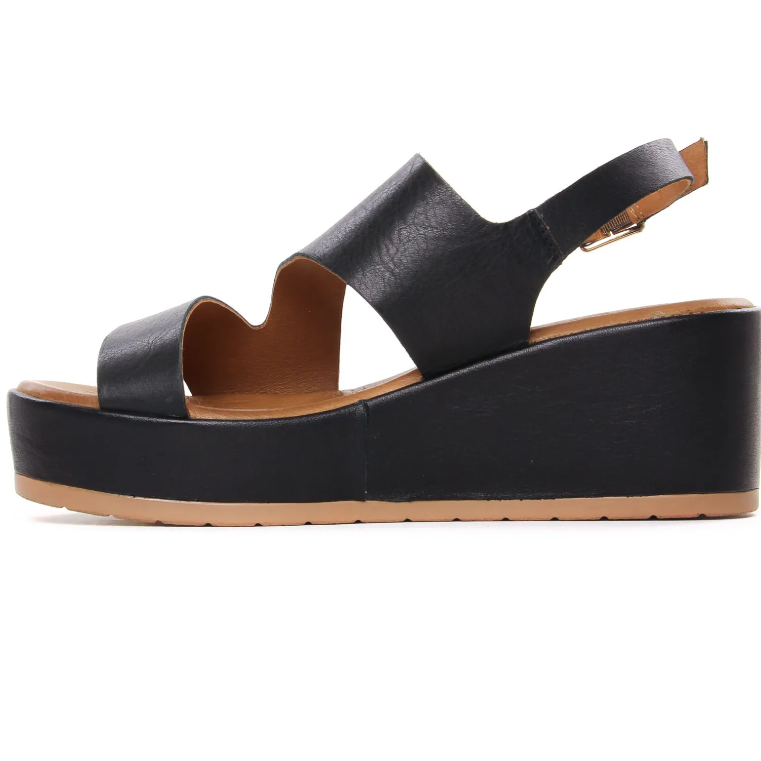 Sandales Compensées Scarlatine Fable 02 Noir