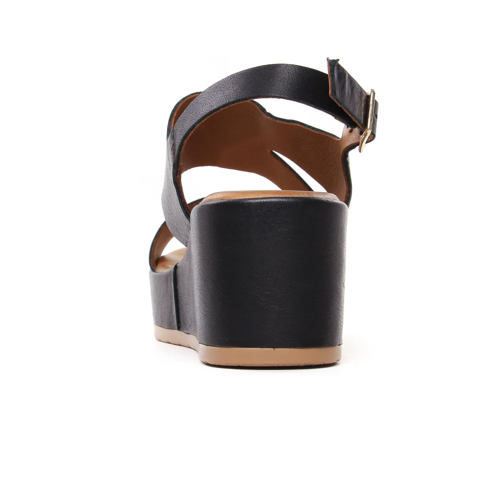 Sandales Compensées Scarlatine Fable 02 Noir