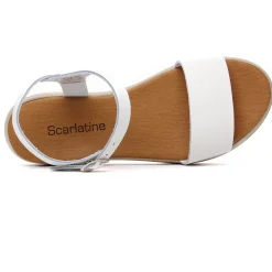 Sandales Compensées Scarlatine 34529 Blanc