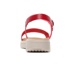 Sandales Compensées Scarlatine 34529 Rouge