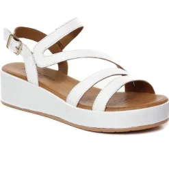 Sandales Compensées Scarlatine Galago 02 Blanc