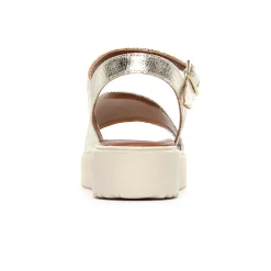 Sandales Compensées Scarlatine Co45090 Platine