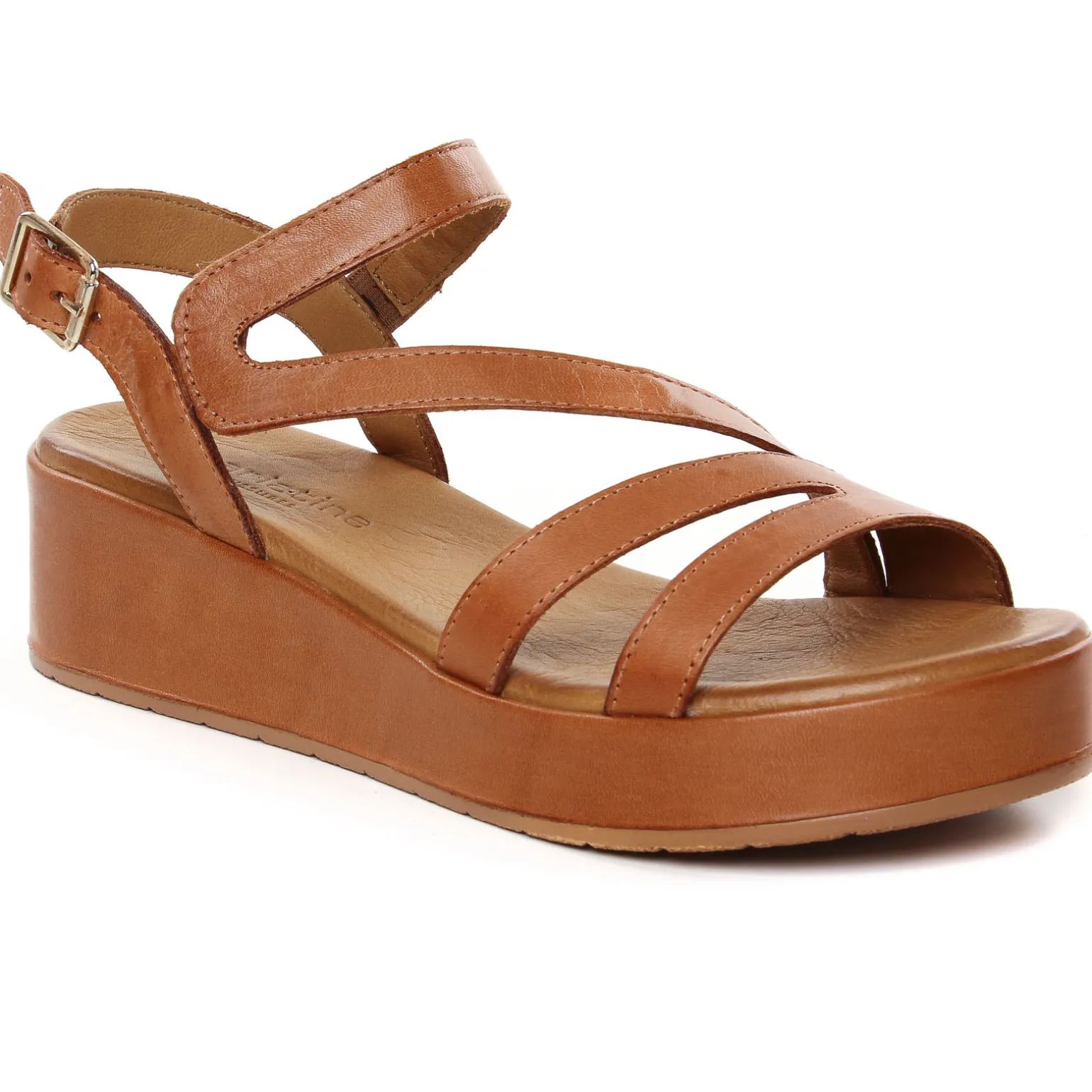 Sandales Compensées Scarlatine Galago 02 Camel