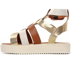 Sandales Compensées Scarlatine Co45418A Opalo Latte