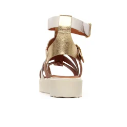 Sandales Compensées Scarlatine Co45418A Opalo Latte