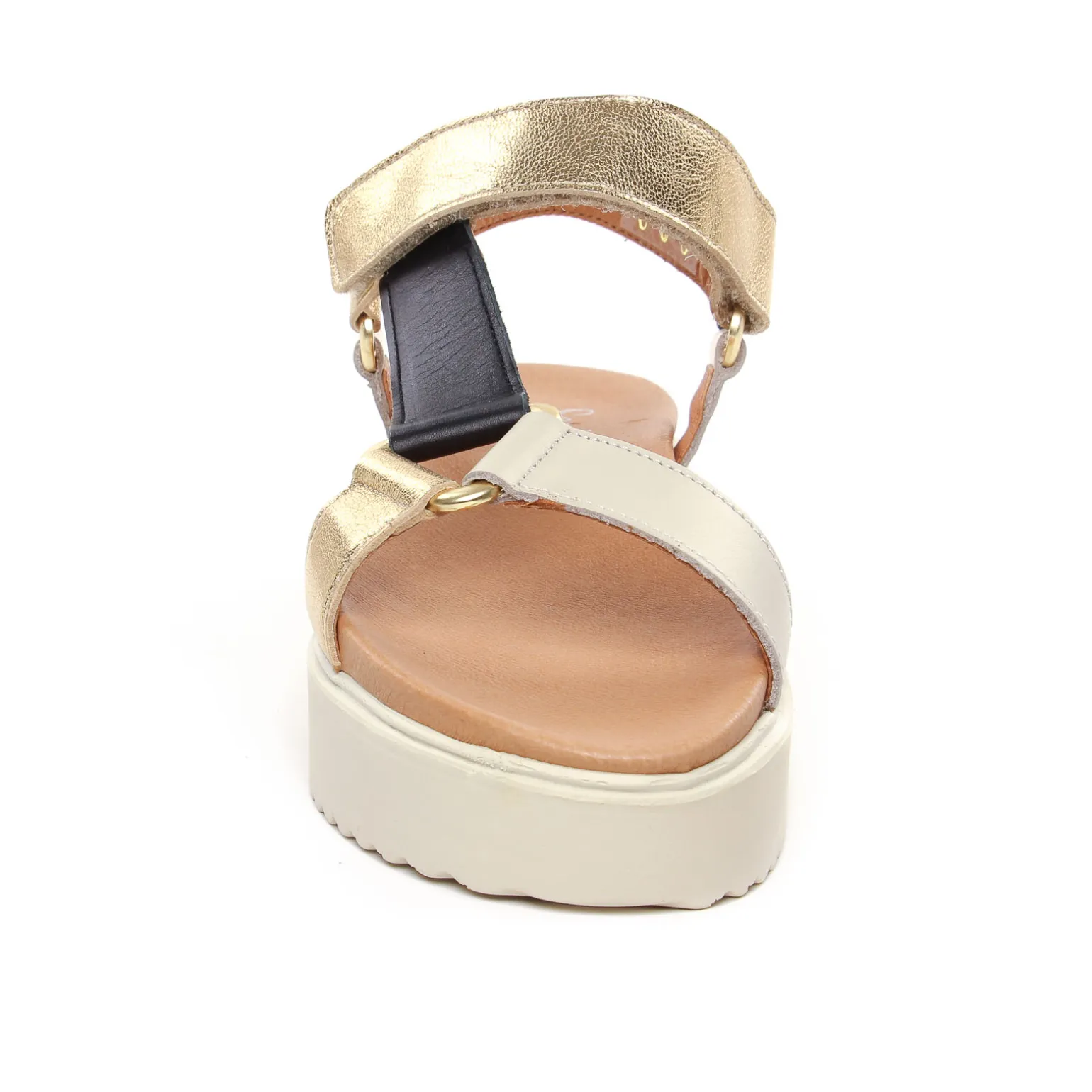 Sandales Compensées Scarlatine Co44948D Opalo Latte