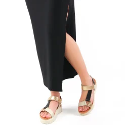 Sandales Compensées Scarlatine Co44948D Opalo Latte