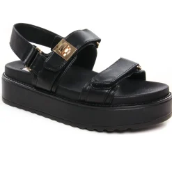 Sandales Compensées Steve Madden Bigmona Black