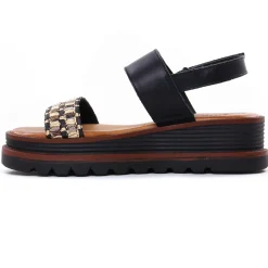 Sandales Compensées Tamaris 28237 Black Comb