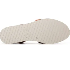 Sandales Compensées Tamaris 28255 Cognac Comb