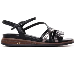 Sandales Compensées Tamaris 28250 Black Comb