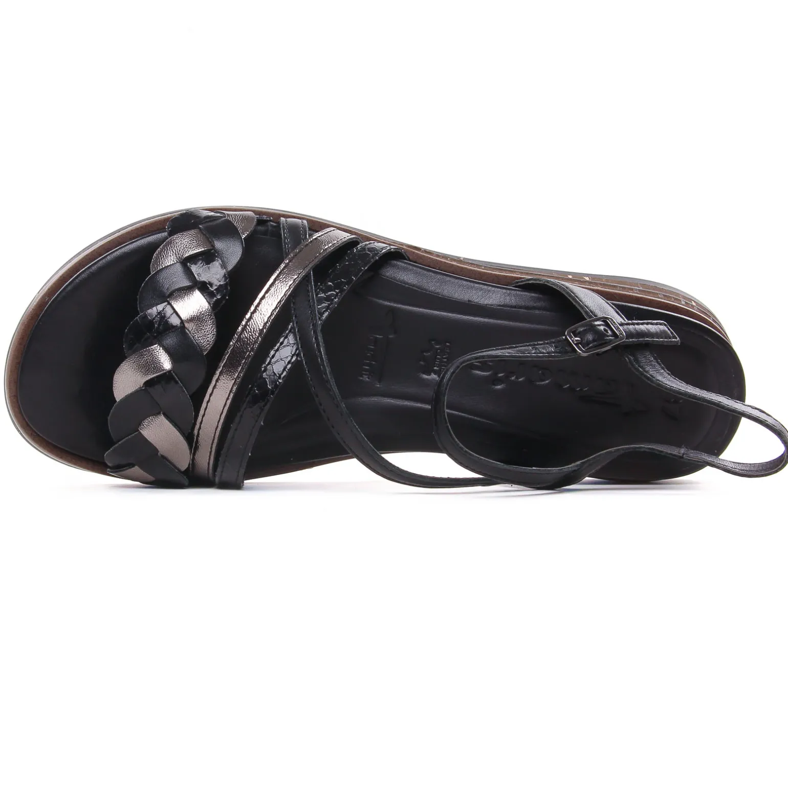 Sandales Compensées Tamaris 28250 Black Comb