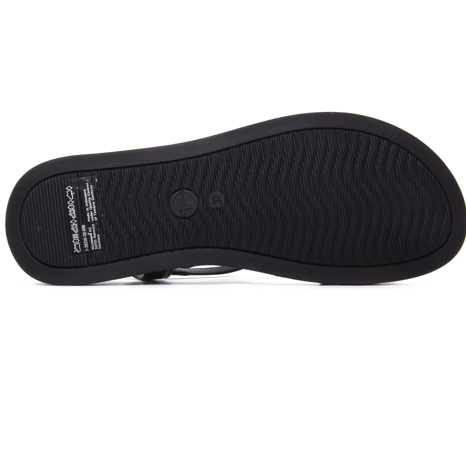Sandales Compensées Tamaris 28250 Black Comb
