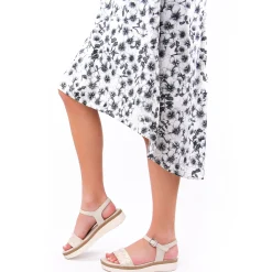 Sandales Compensées Tamaris 28216 Ivory