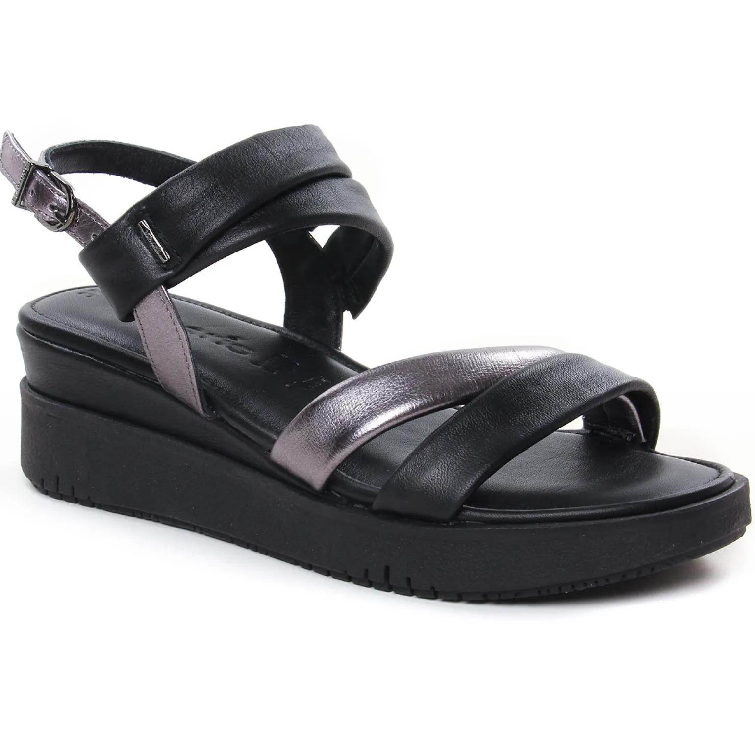 Sandales Compensées Tamaris 28700 Black Pewter