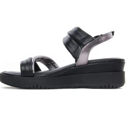 Sandales Compensées Tamaris 28700 Black Pewter