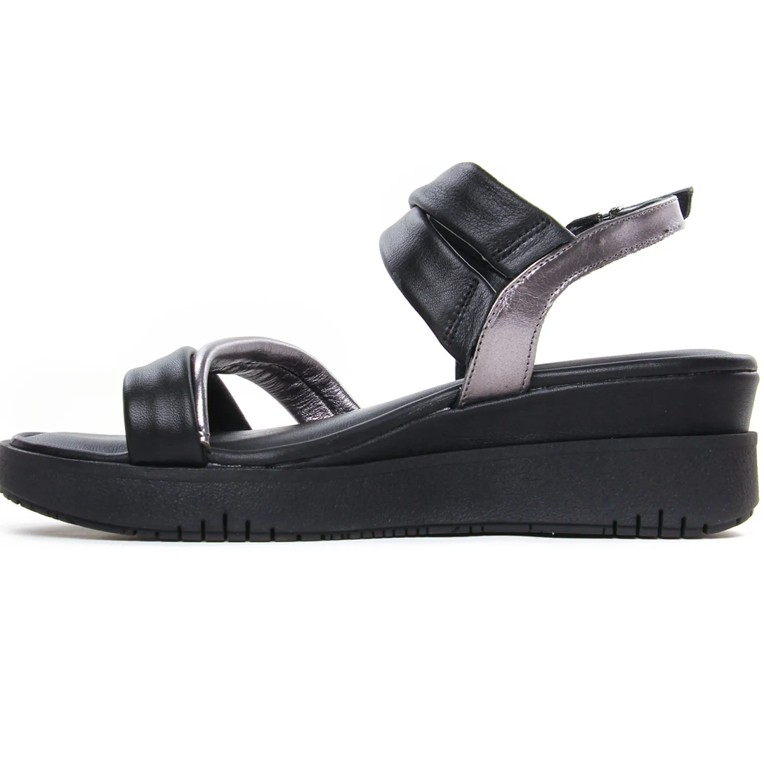 Sandales Compensées Tamaris 28700 Black Pewter