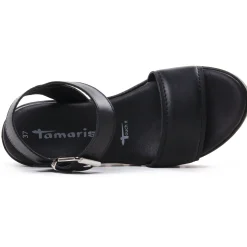 Sandales Compensées Tamaris 28712 Black Leather