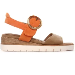 Sandales Compensées Tamaris 28206 Camel Comb