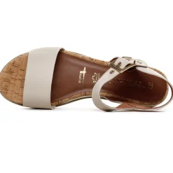 Sandales Compensées Tamaris 28222 Ivory