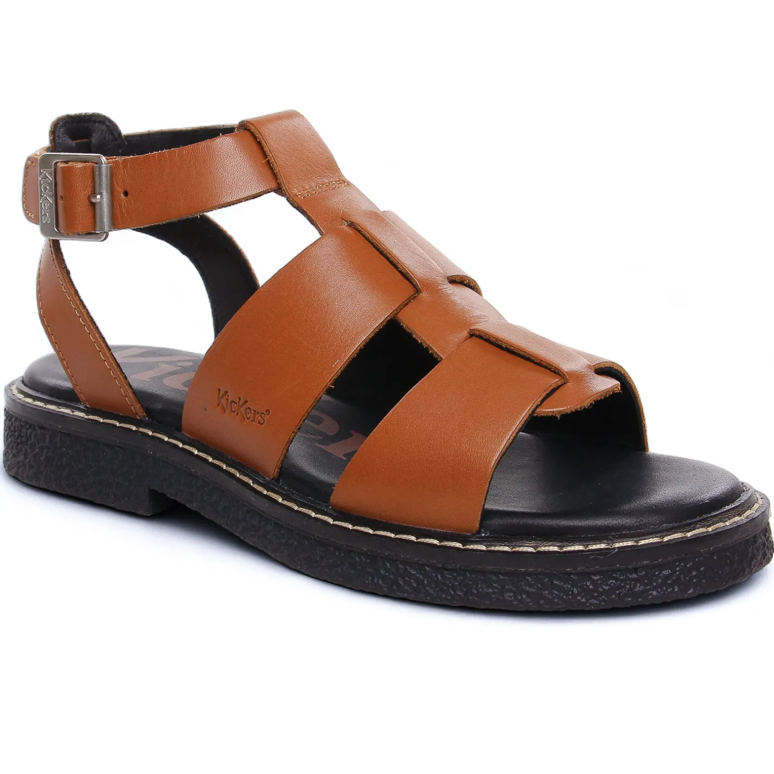 Sandales Kickers Lila Camel