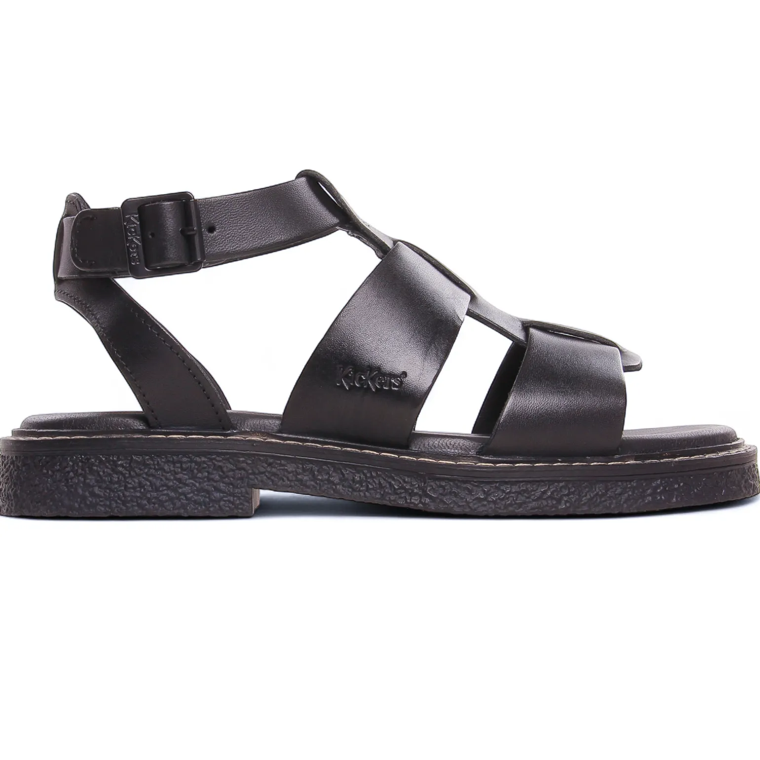 Sandales Kickers Lila Noir