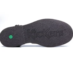 Sandales Kickers Lila Noir