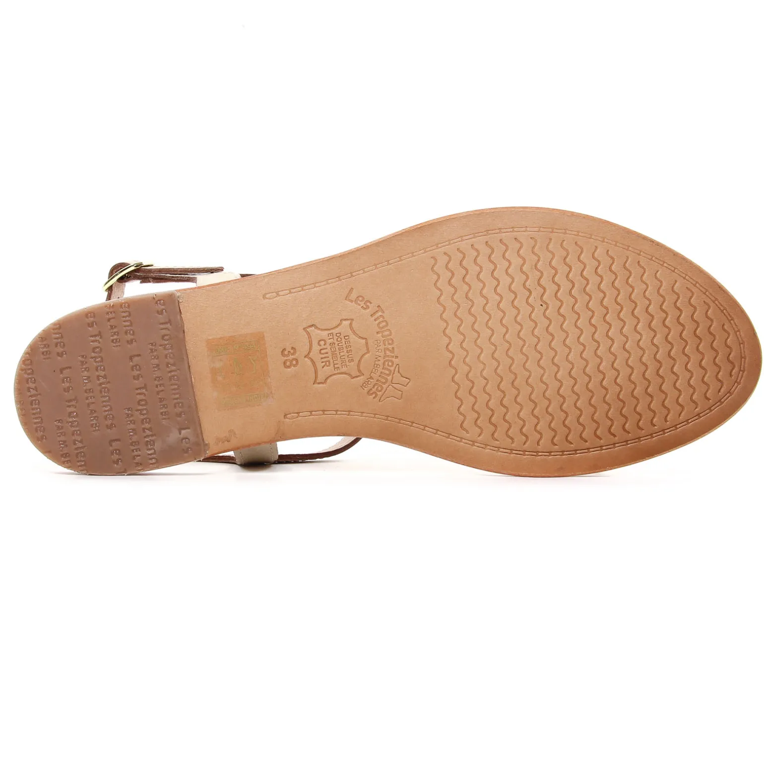 Sandales Les Tropeziennes Hamess Creme