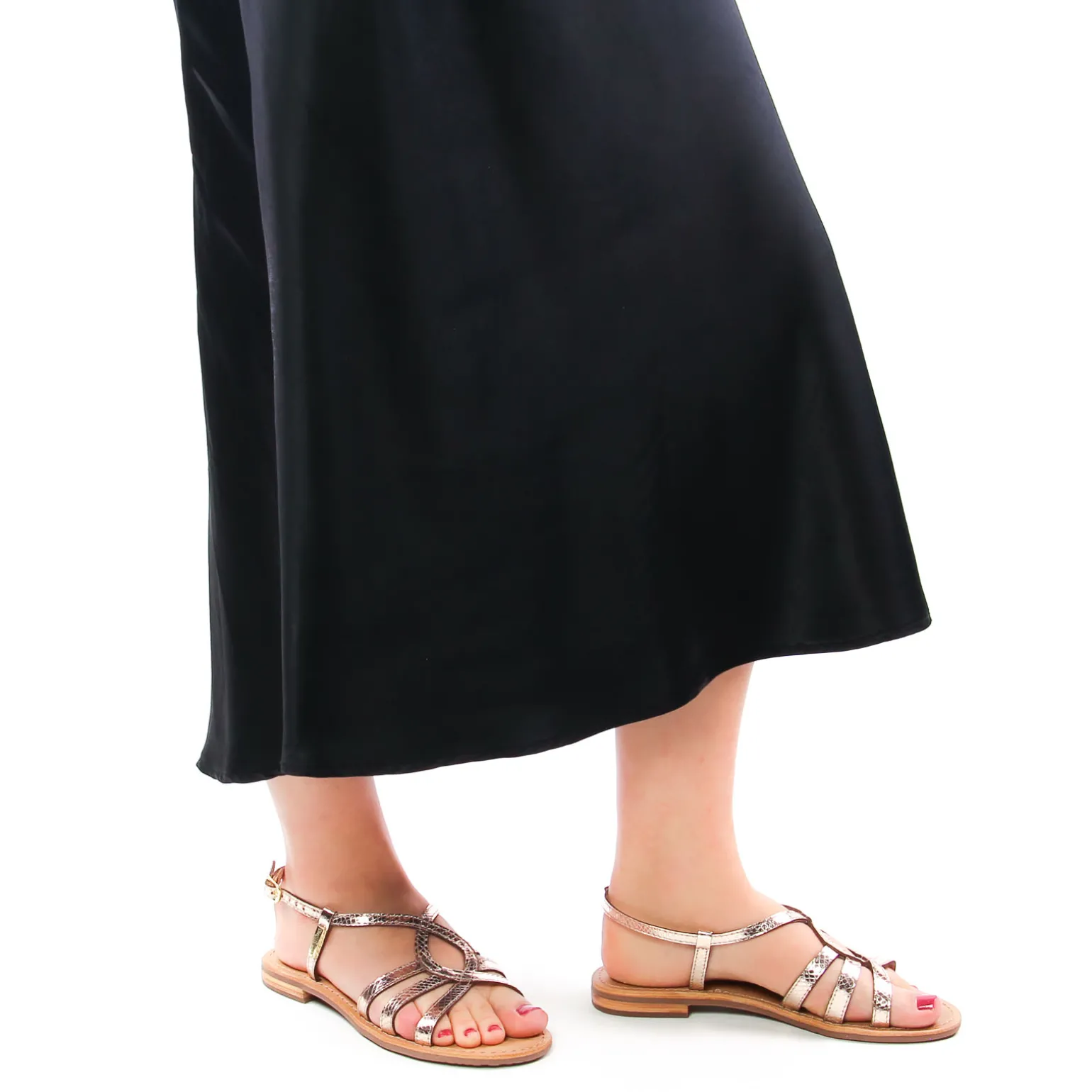 Sandales Les Tropeziennes Hemily Or Serpent