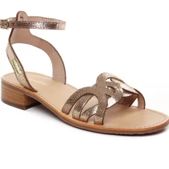 Sandales Les Tropeziennes Hireen Or Craquele