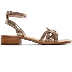 Sandales Les Tropeziennes Hireen Or Craquele