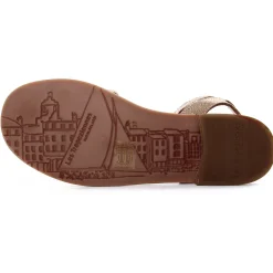 Sandales Les Tropeziennes Hireen Or Craquele