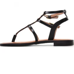 Sandales Les Tropeziennes Horelia Noir Or