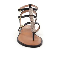 Sandales Les Tropeziennes Horelia Noir Or