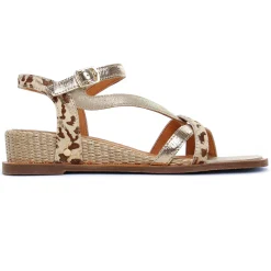 Sandales Mamzelle Olim Leo Beige Or