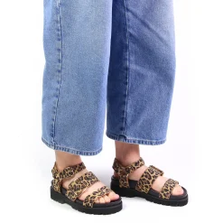 Sandales No Name June Leo Naturel