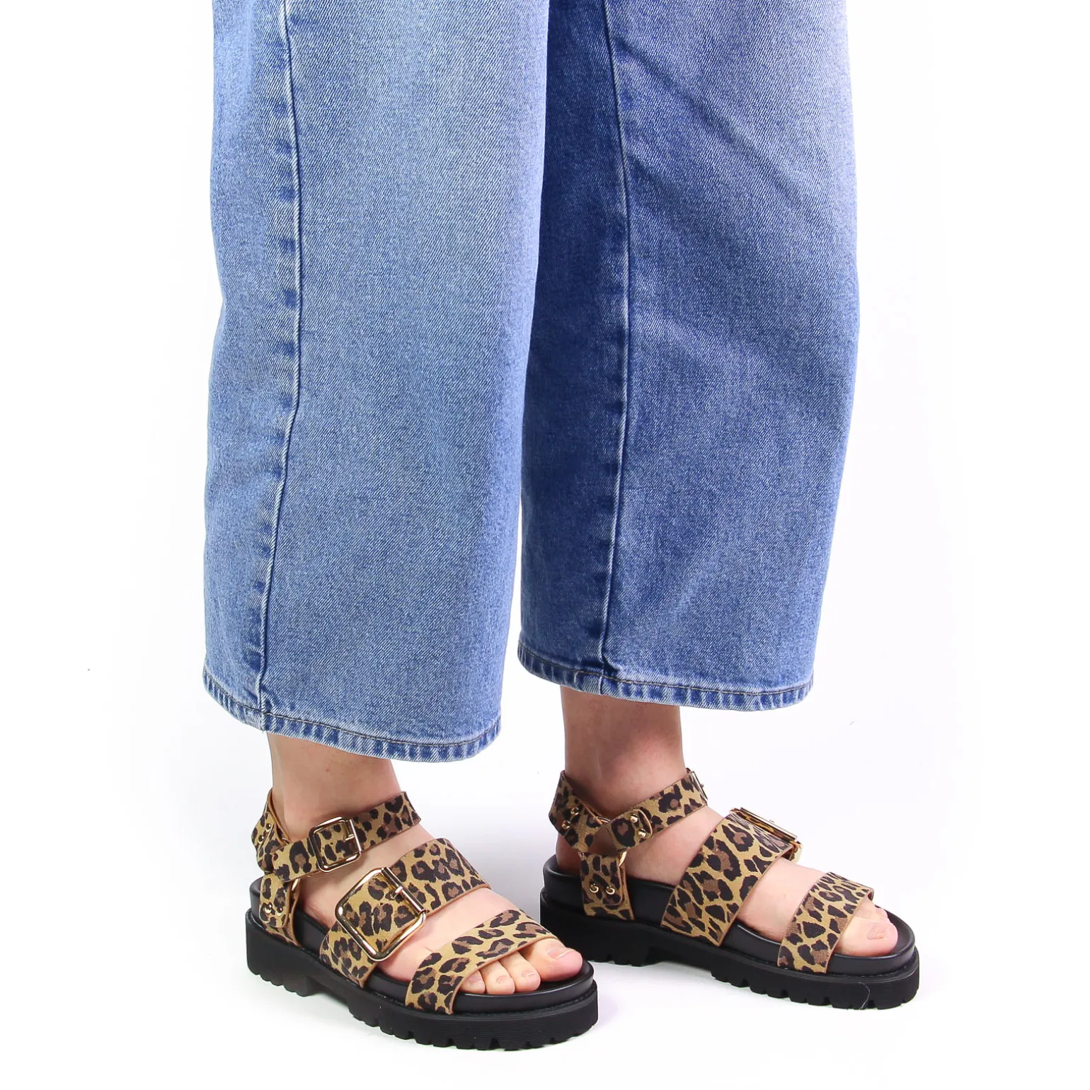 Sandales No Name June Leo Naturel