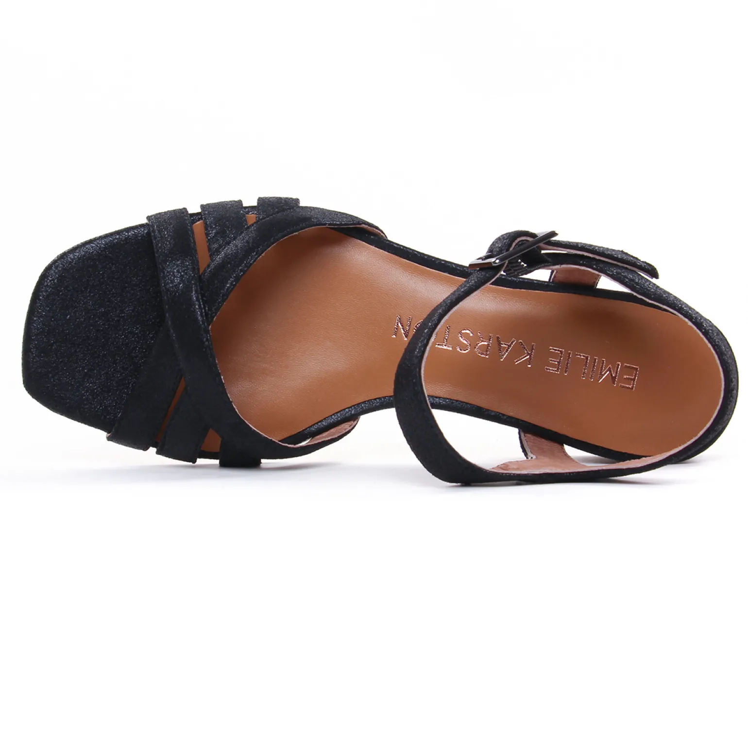 Sandales Plates Emilie Karston Kunio Noir