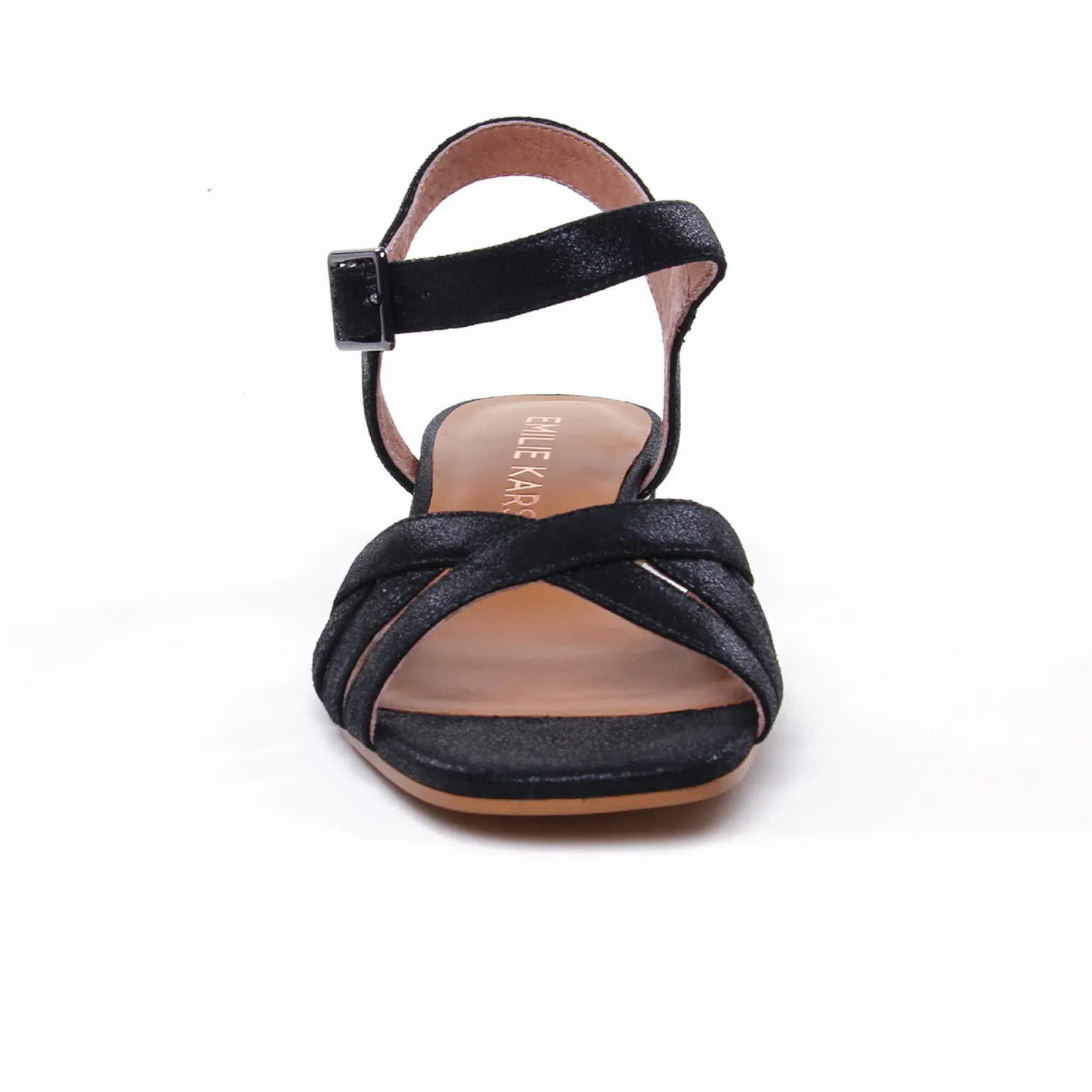 Sandales Plates Emilie Karston Kunio Noir