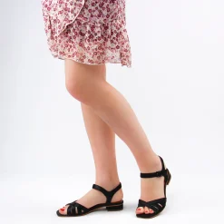 Sandales Plates Emilie Karston Kunio Noir