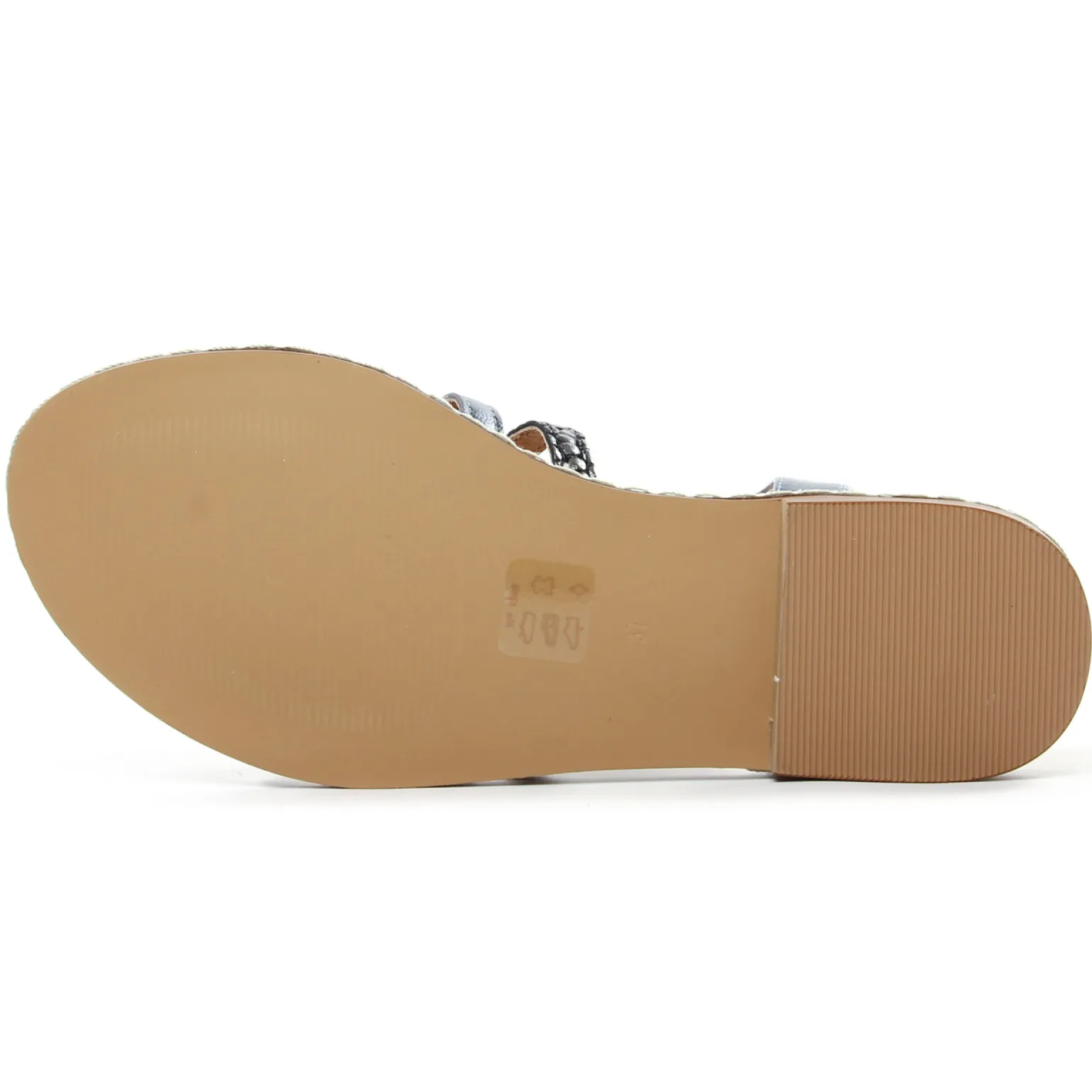 Sandales Plates Emilie Karston Solens Acier