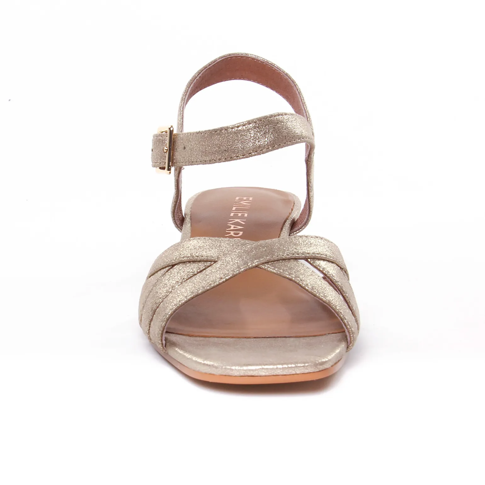 Sandales Plates Emilie Karston Kunio Poudre