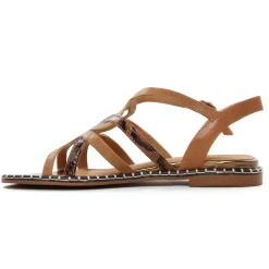 Sandales Plates Emilie Karston Sogam Ambre