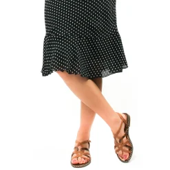 Sandales Plates Emilie Karston Sogam Ambre