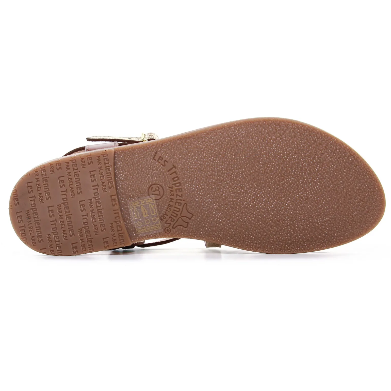 Sandales Plates Les Tropeziennes Hapaxgum Leop Multi