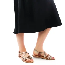 Sandales Plates Les Tropeziennes Hapaxgum Leop Multi