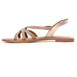 Sandales Plates Les Tropeziennes Chomy Or