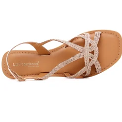 Sandales Plates Les Tropeziennes Chomy Or