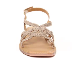 Sandales Plates Les Tropeziennes Chomy Or